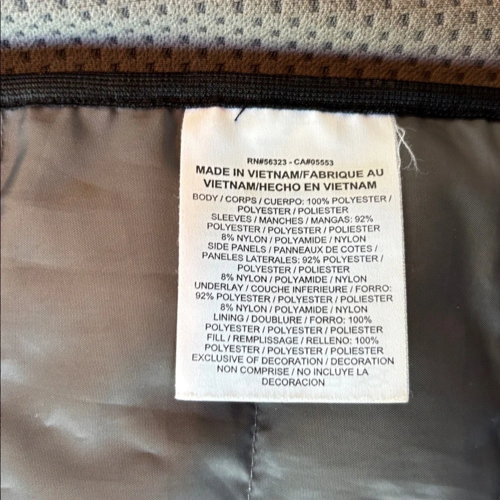 Nike Golf Aeroloft Jacket Gray Full Zip Quilted Lightweight Men’s Medium